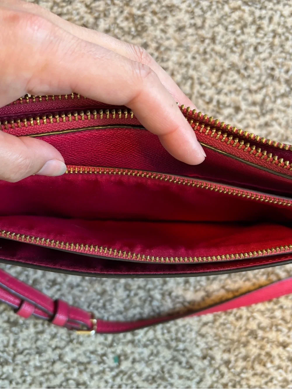 Coach Pink Crossbody Bag